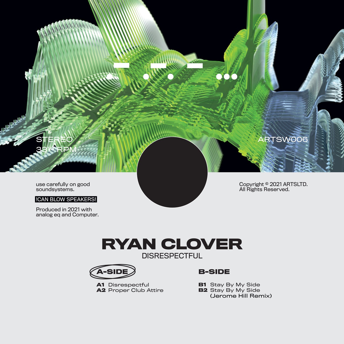 Ryan Clover - Disrespectful [ARTSW006]